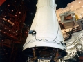 Komplet Apolla 12 - lunární modul a CSM - jsou kurtovány na třetí stupeň Saturnu 5; 1. červenec 1969
