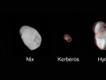 Zdá se, že nejméně dva - a možná i čtyři - malé měsíce Pluta vznikly seskupením menších těles. Bude-li objev potvrzen, mohl by přinést další rozluštění záhady vzniku systému měsíců Pluta