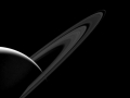 Temná nočná strana planéty Saturn (Eduard Boldižár)