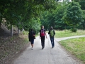 Vítek, Jakub a Marek na procházce v okolí Jundrova