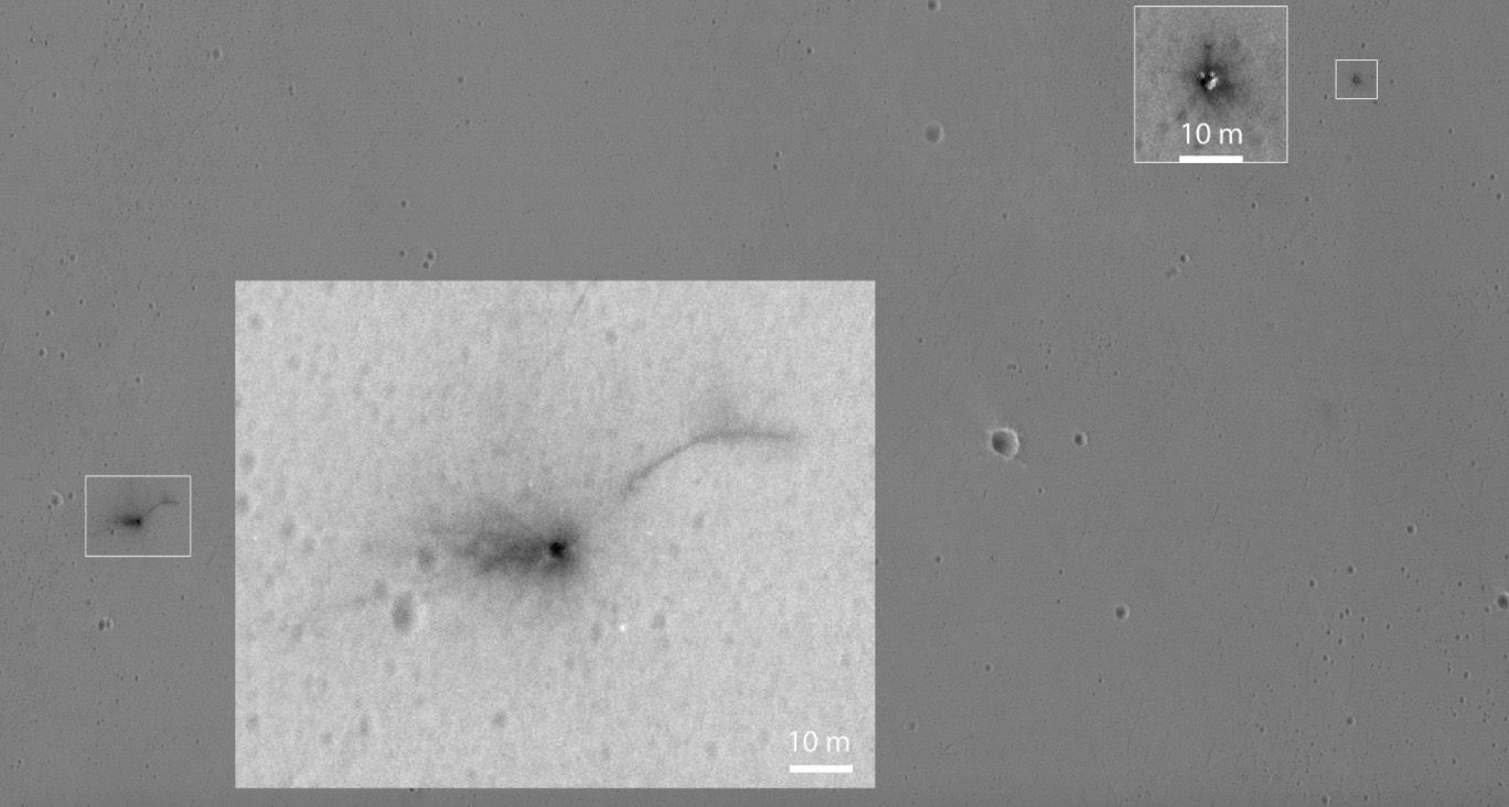 Schiaparelli nejmladším kráterem na Marsu