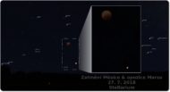 Velkolepé zatmění Měsíce a opozice Marsu 27. 7. 2018
